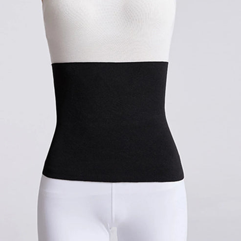 Thicken Thermal Fleece Waist Protector Cummerbund Lumbar Support Belt Abdominal Stomach Protector Wrap Band Belly Protector