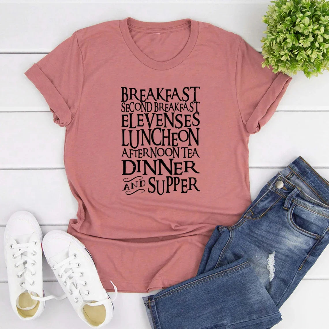 Second Breakfast Shirts Rings of Movie Power T-Shirt Men Women Short Sleeve T-shirts Book Lover Gift Vintage Graphic T Shirts