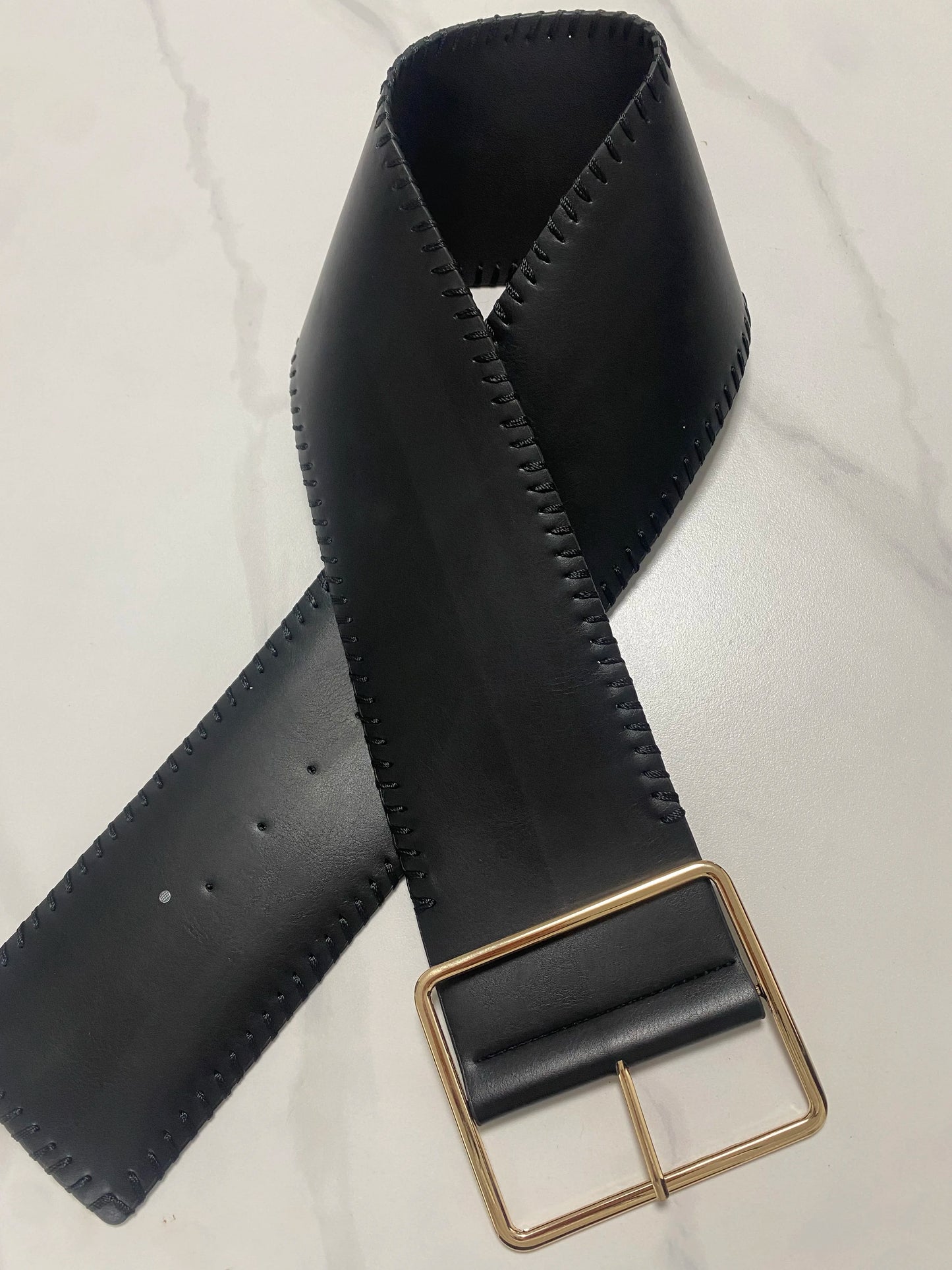 Women's Runway Fashion PU leather Cummerbunds Female Dress Corsets Waistband Belts decoration Wide Belt R1364