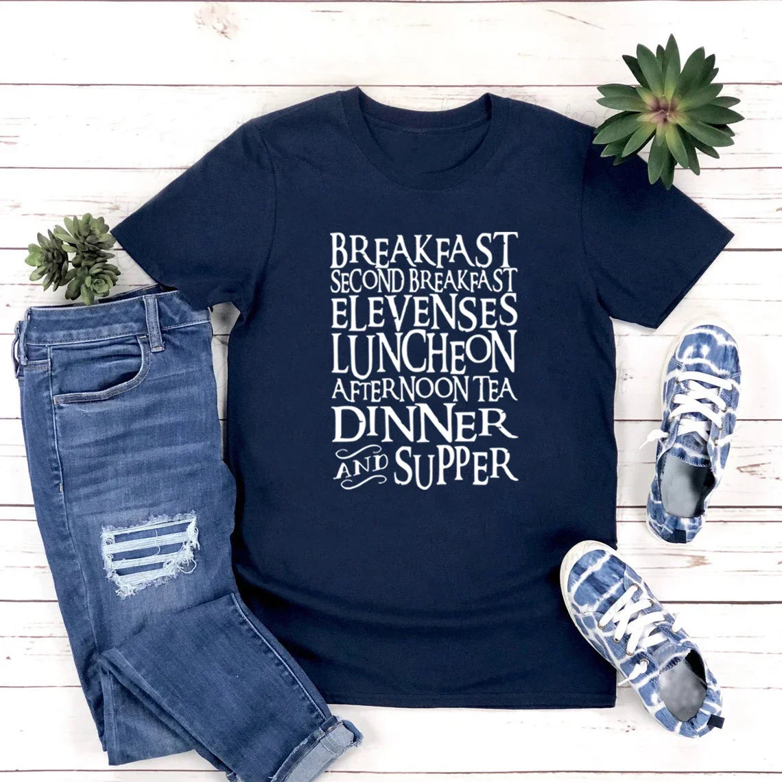 Second Breakfast Shirts Rings of Movie Power T-Shirt Men Women Short Sleeve T-shirts Book Lover Gift Vintage Graphic T Shirts