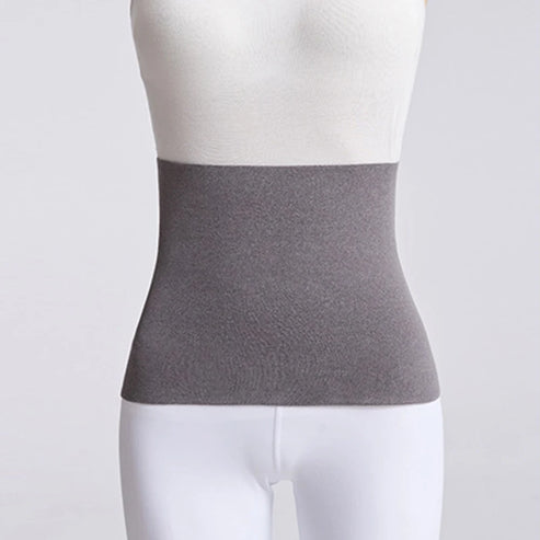 Thicken Thermal Fleece Waist Protector Cummerbund Lumbar Support Belt Abdominal Stomach Protector Wrap Band Belly Protector